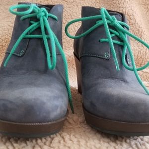 Cole Haan Suede Ankle Wedge with Nike Air Size 9